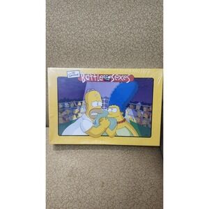 The Simpsons Battle Of The Sexes Board Game Vintage 2003 - New In Sealed Box